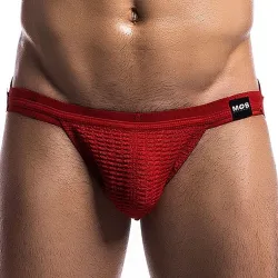 MOB Eroticwear Jockstrap Fetish Swim Rouge